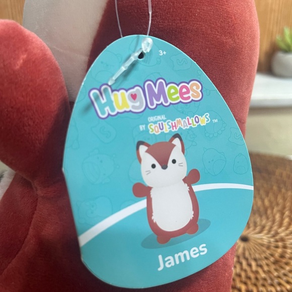 New HugMees James the Fox Plush Toy - Picture 6 of 7